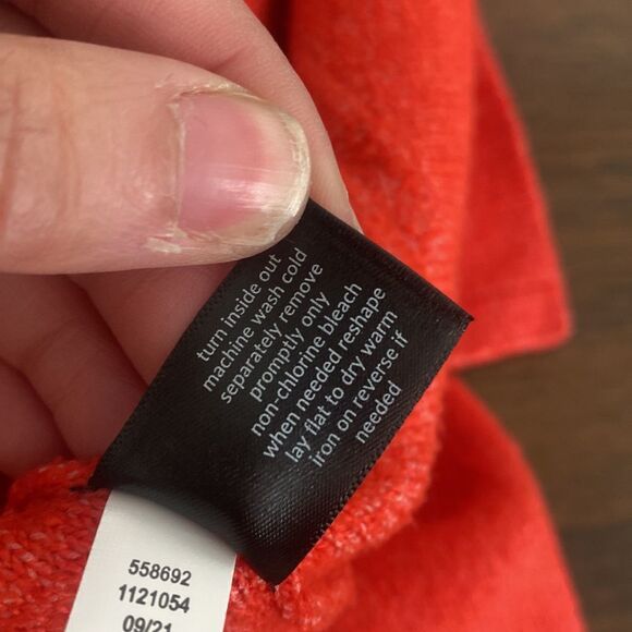 NWT Lane Bryant Women's Red Cowl Neck Soft Pullover Tunic Sweater Size 26/28 - Picture 6 of 10